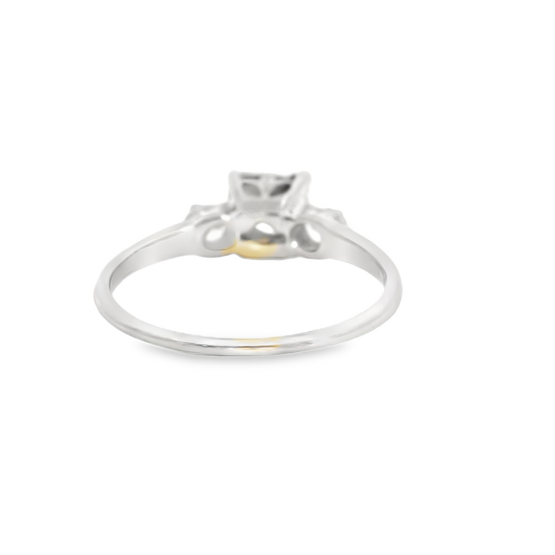18K WG Diamond Engagement Ring
