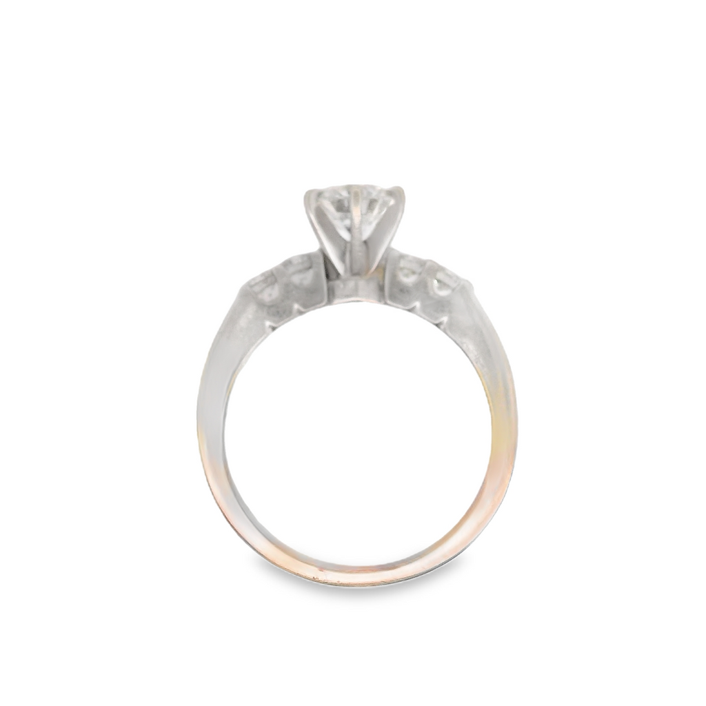 14K WG CLASSIC DIAMOND ENGAGEMENT RING