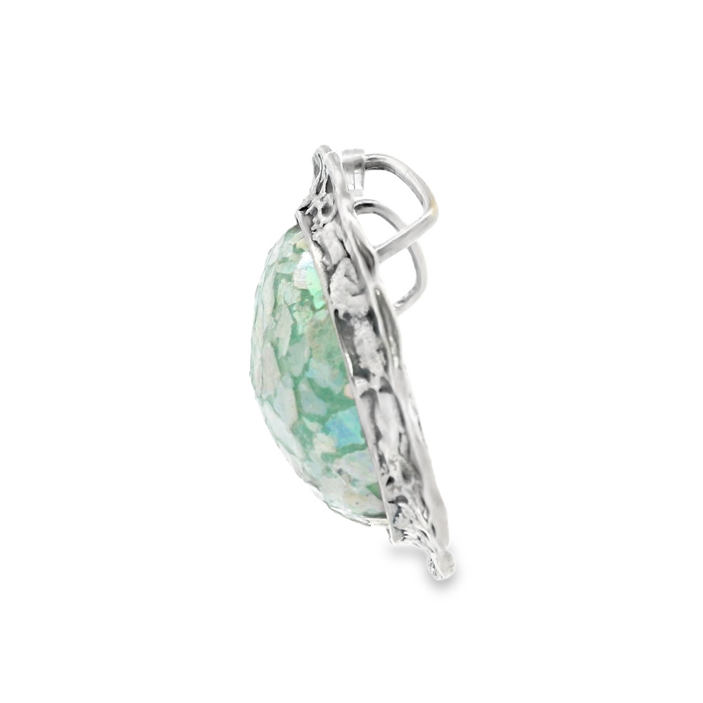 Sterling Silver Zebra Jasper Pendant
