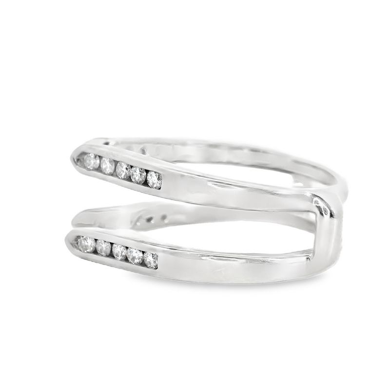 18K WG Diamond Guard