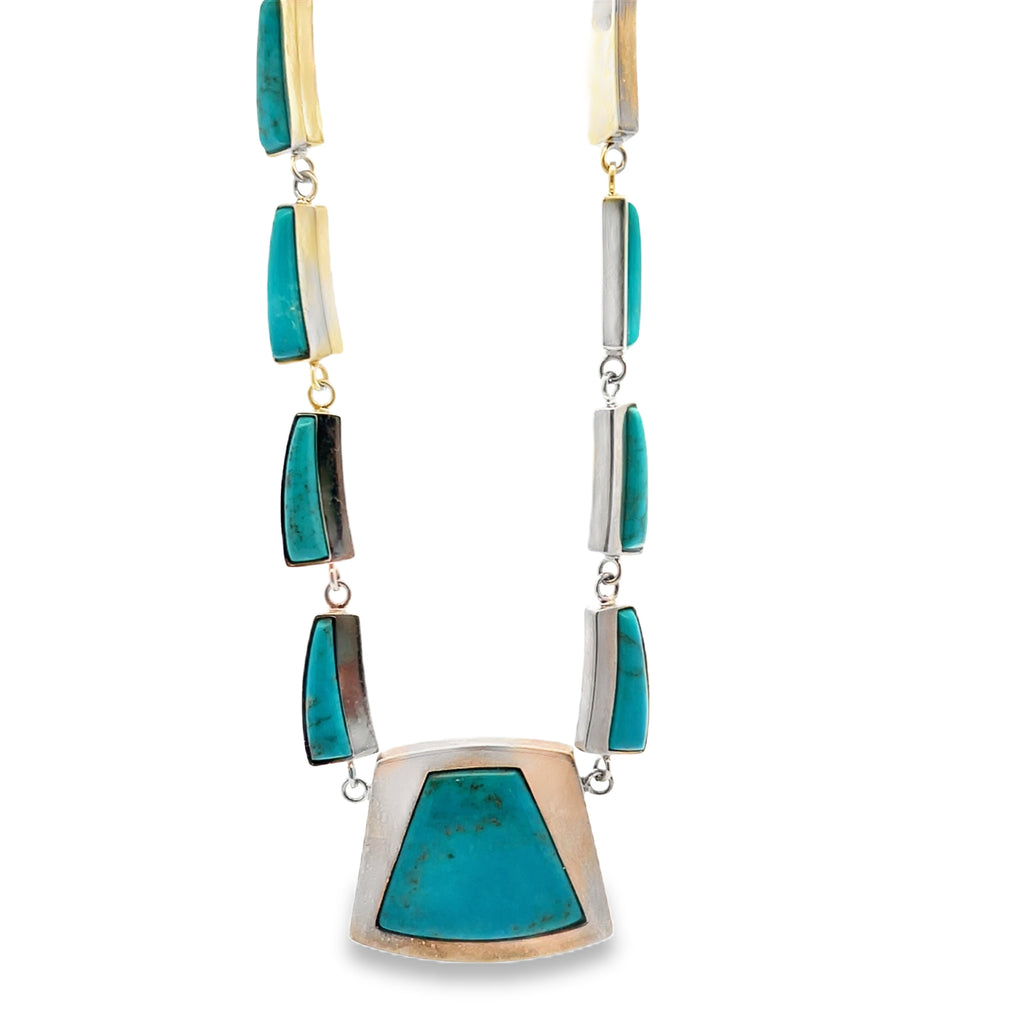 Jay King Sterling Silver Turquoise Necklace