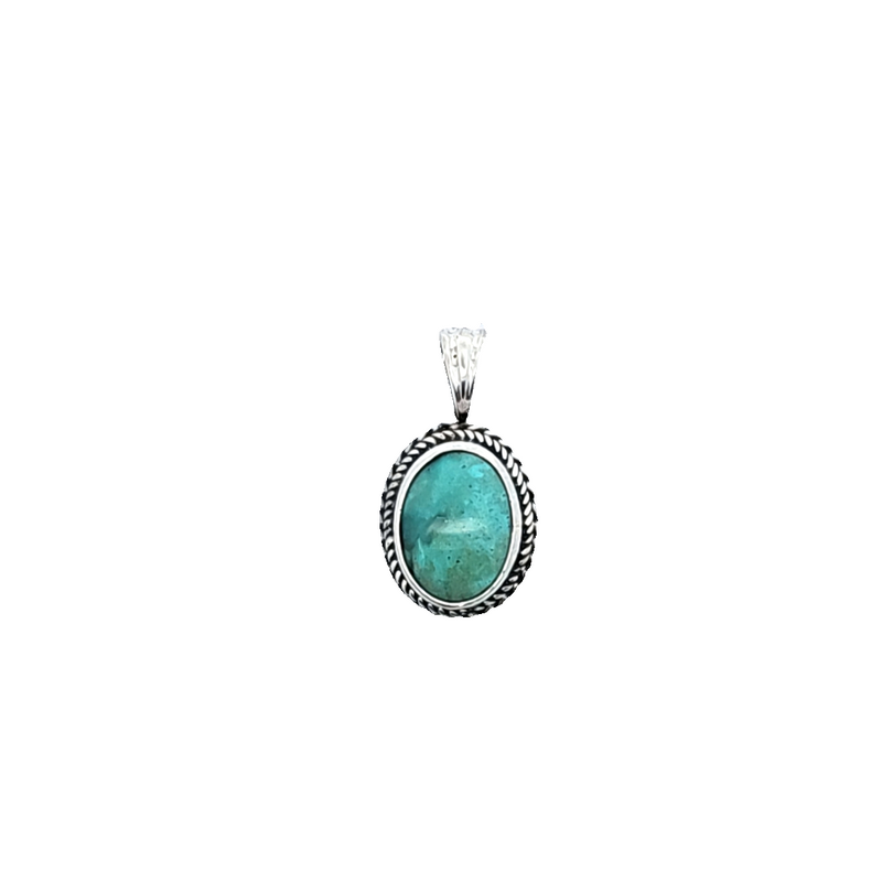 Sterling Silver Turquoise Pendant
