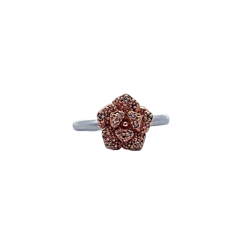 Sterling Silver & Rose Gold Pl