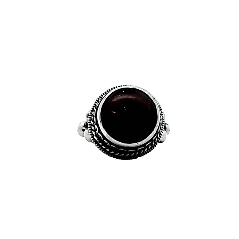 Sterling Silver Carnelian Ring