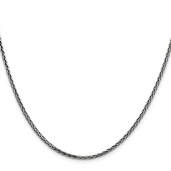 SS Antiqued Spiga Chain 20