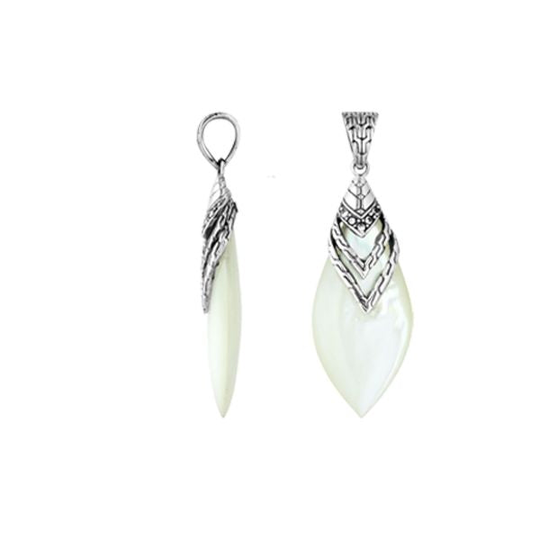 Sterling Silver Mother of Pearl Pendant