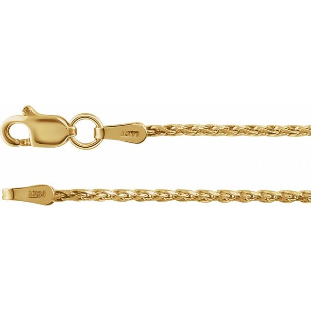14K Yellow Gold-Filled 1 mm Wh