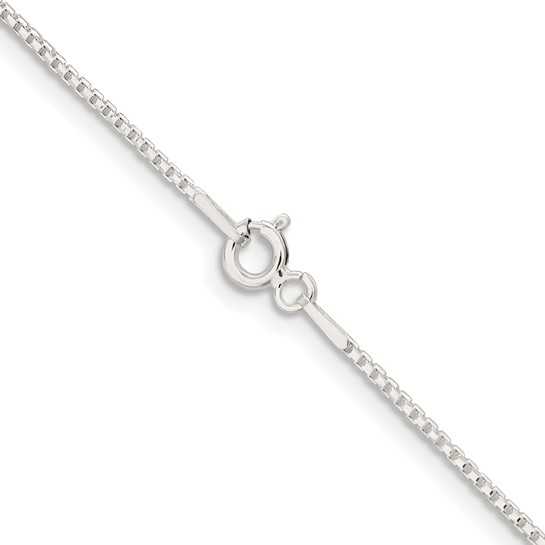 Sterling Silver Round Box Chain 18