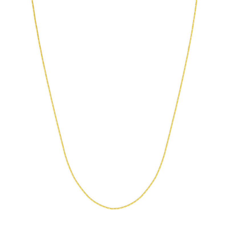 10K YG Box Chain 16