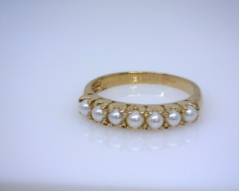 14K YG Pearl Ring