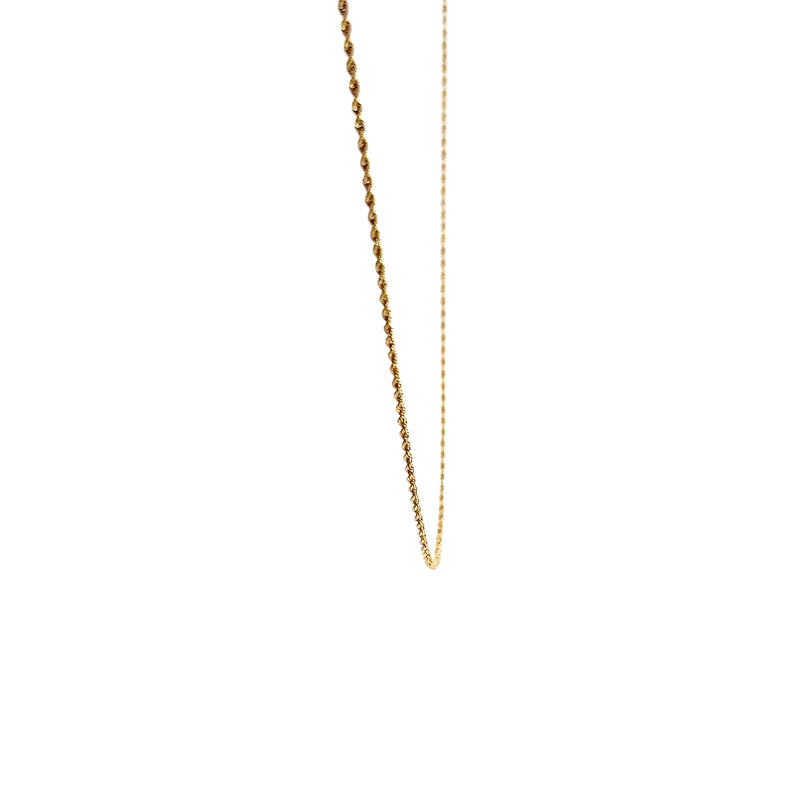 14K YG Rope Chain 16"