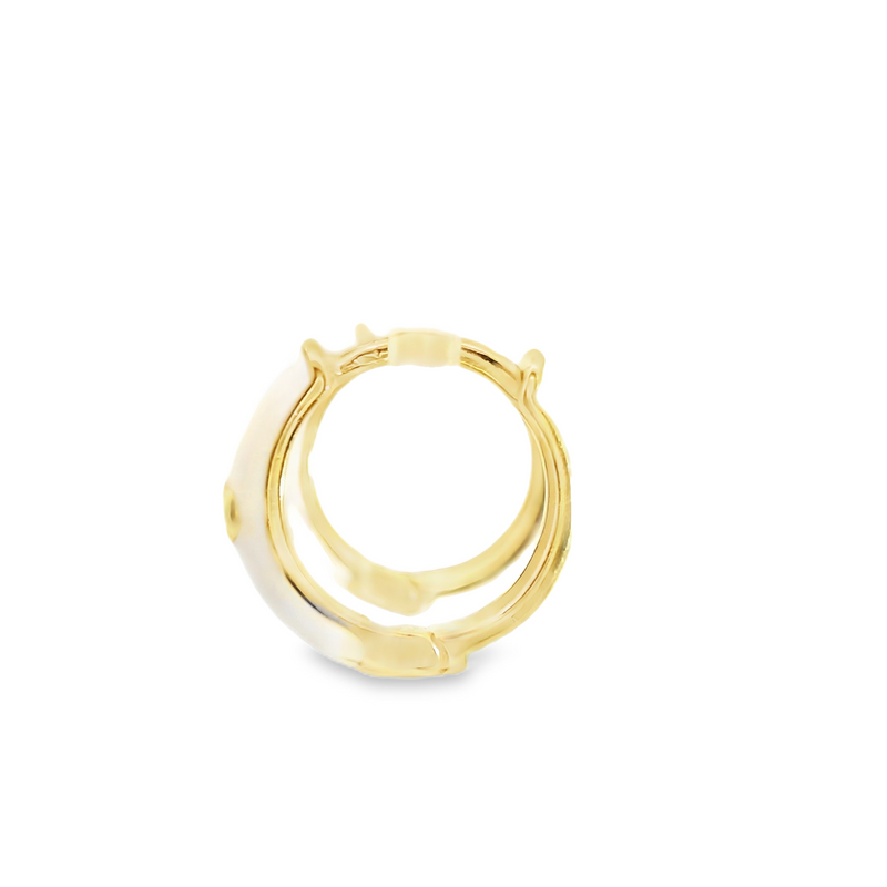 Gold Plated Huggie Earrings