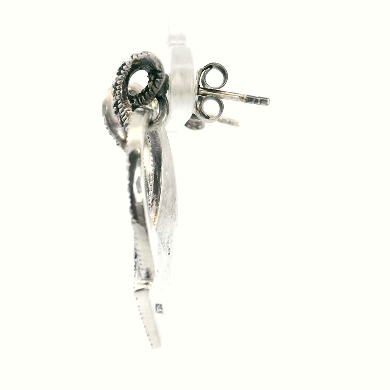 Sterling Silver Marcasite Earrings