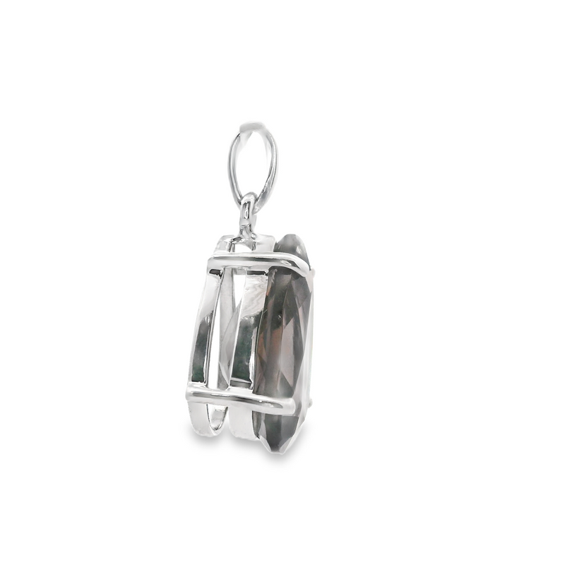 Sterling Silver Smoky Quartz Pendant