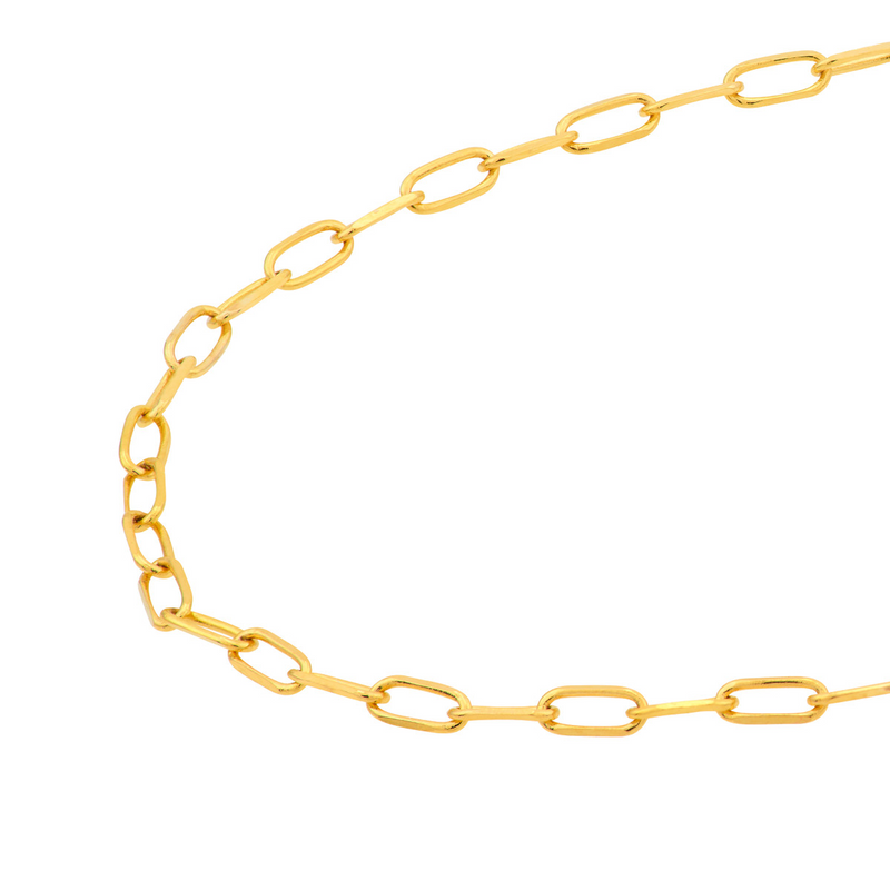 14K YG Forzentina Chain 18"