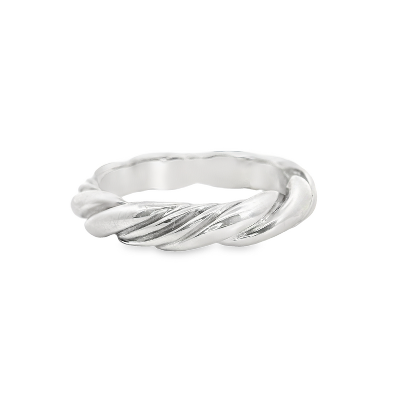Sterling Silver Twist Band