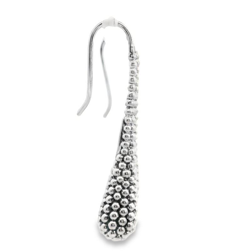Sterling Silver Lagos Drop Beaded Earrings