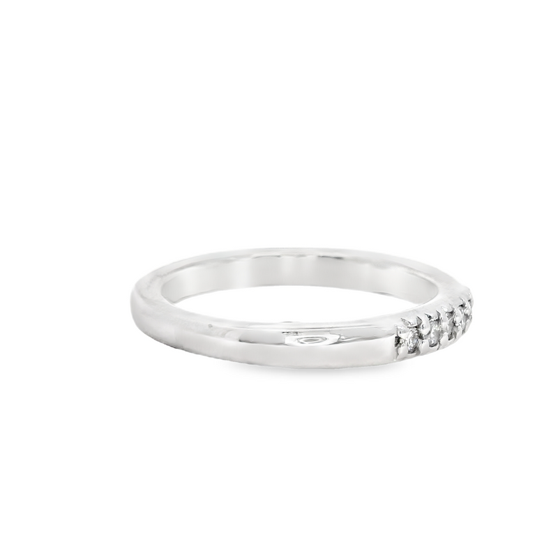 14K WG DIAMOND WEDDING RING
