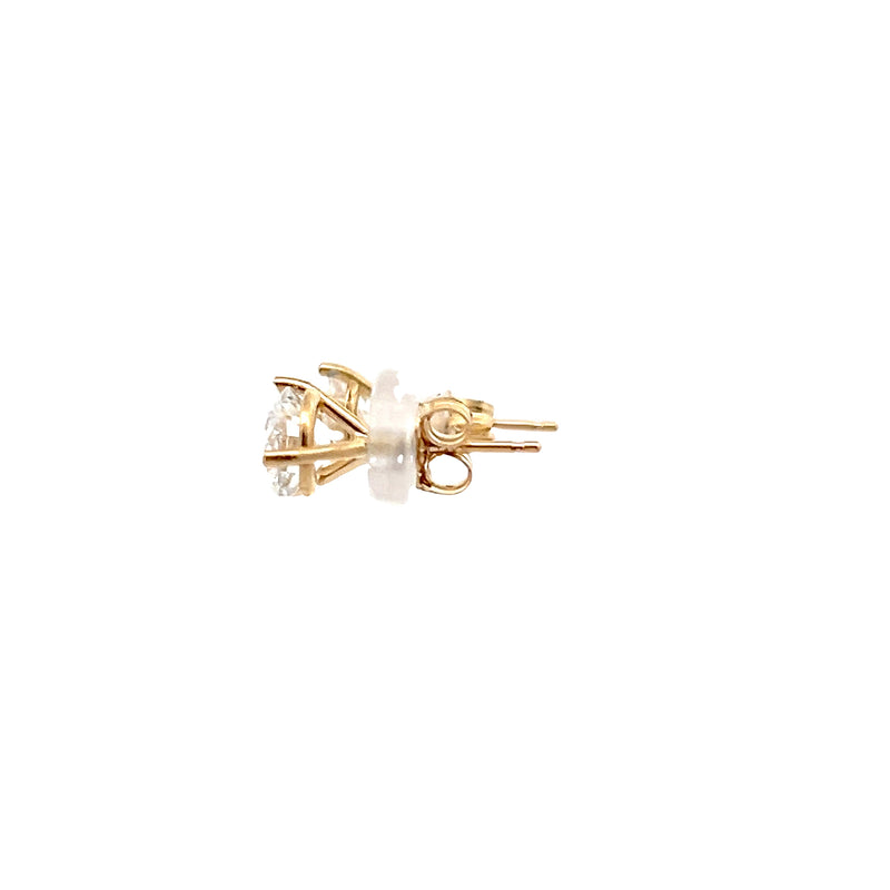 14K YG Lab Grown Diamond Studs