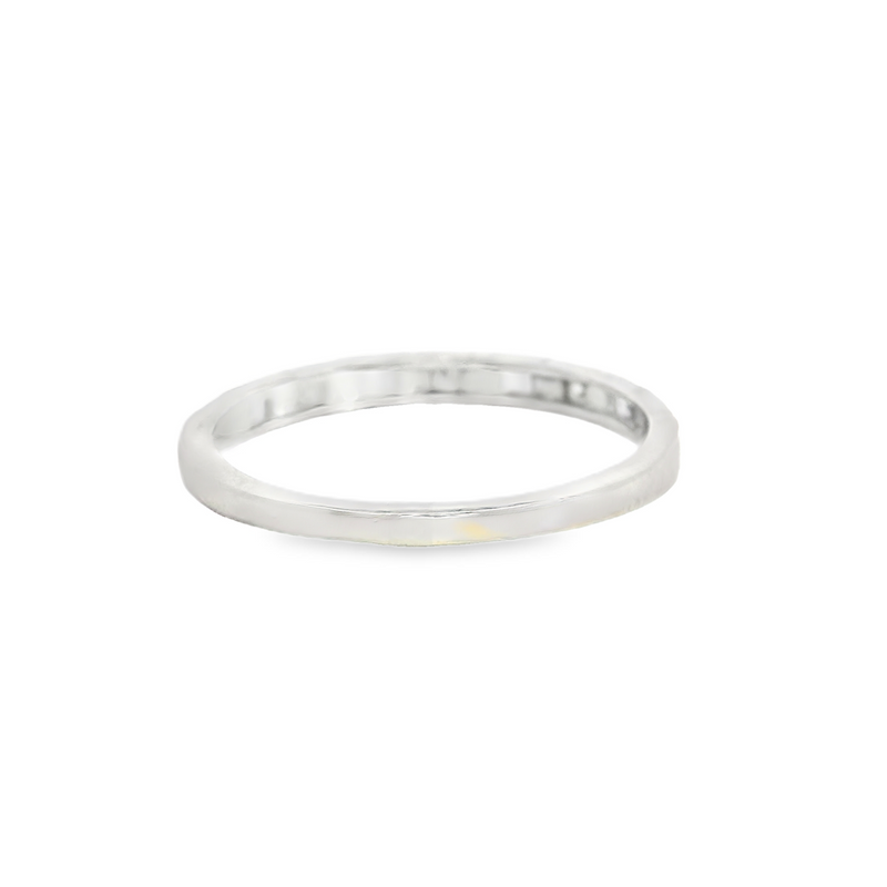 10K WG PINK TOURMALINE & DIAMOND BAND