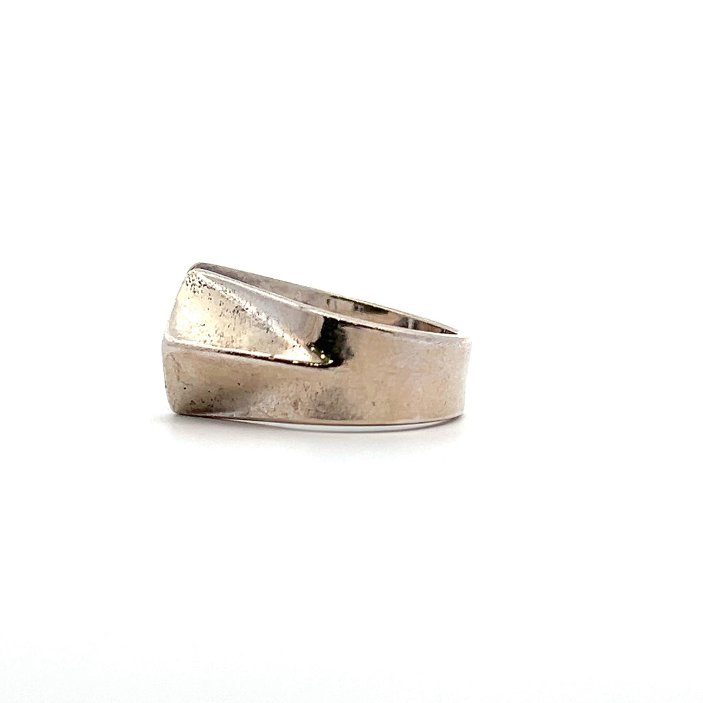Sterling Silver Open Geometric Style Ring