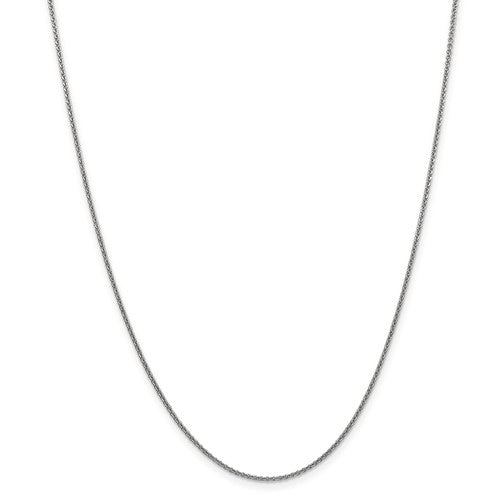 14K WG CABLE CHAIN 2.82 GRAMS