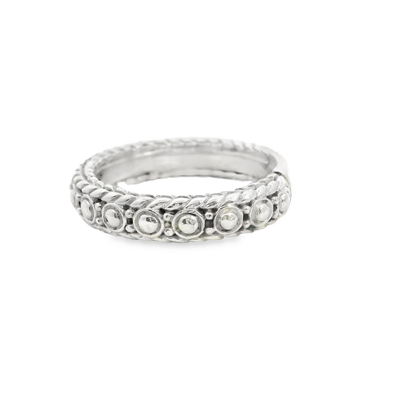 Sterling Silver Bead Style Band Size 7
