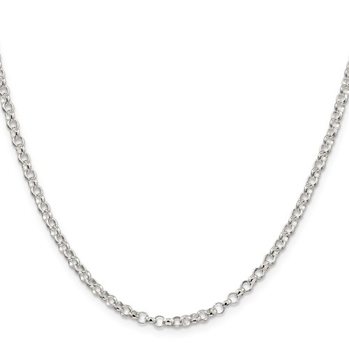 Sterling Silver Rolo Chain 16" 3.0mm