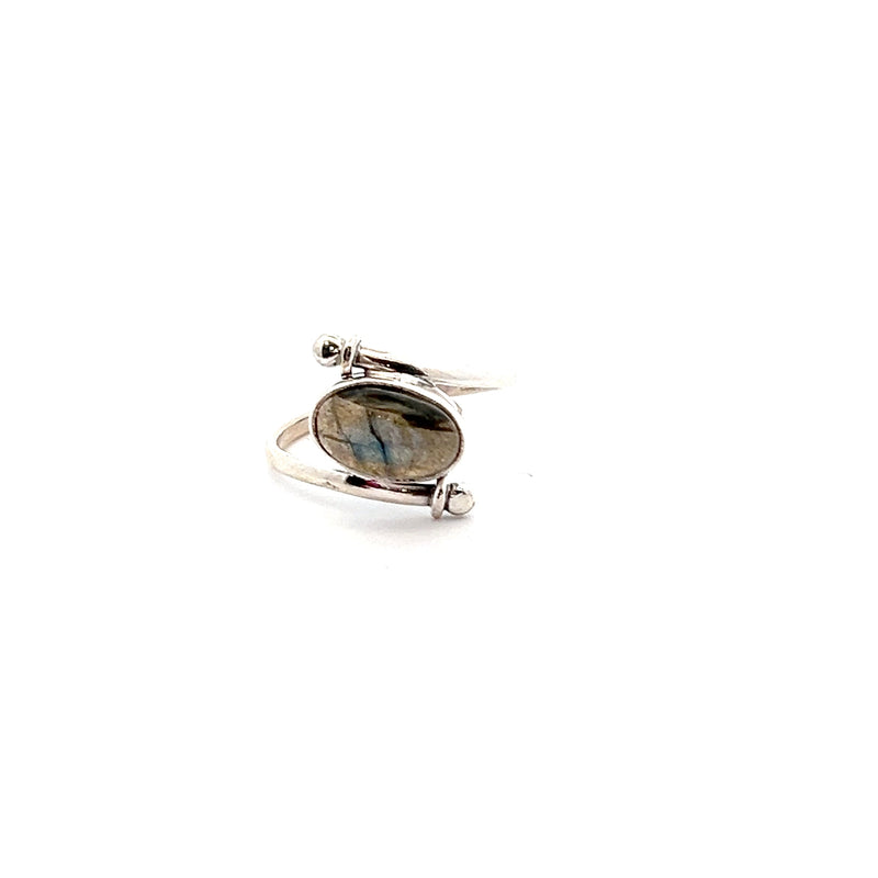 Sterling Silver Labradorite Ring