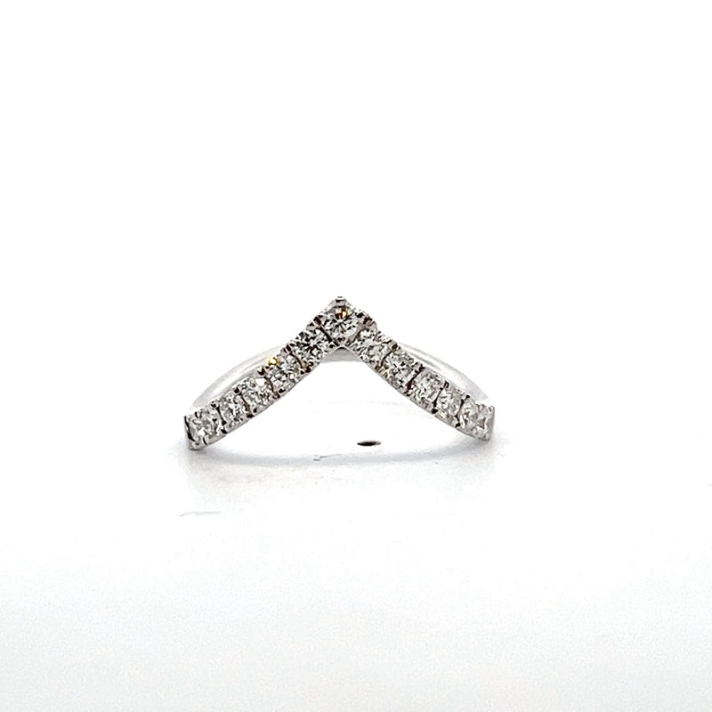 14K WG Diamond Band 0.48 CT TW