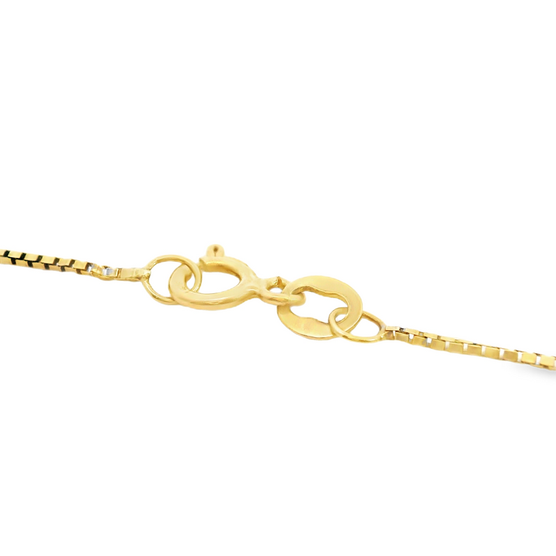 14K YG Box Chain
