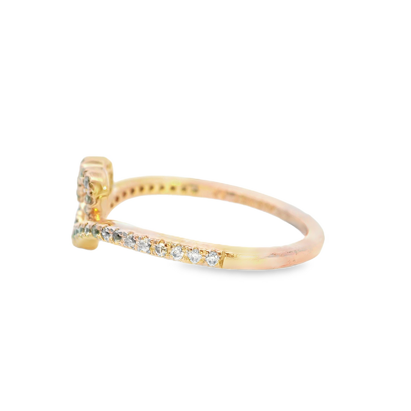 Pandora Rose Gold Plated SS Heart Shape Ring