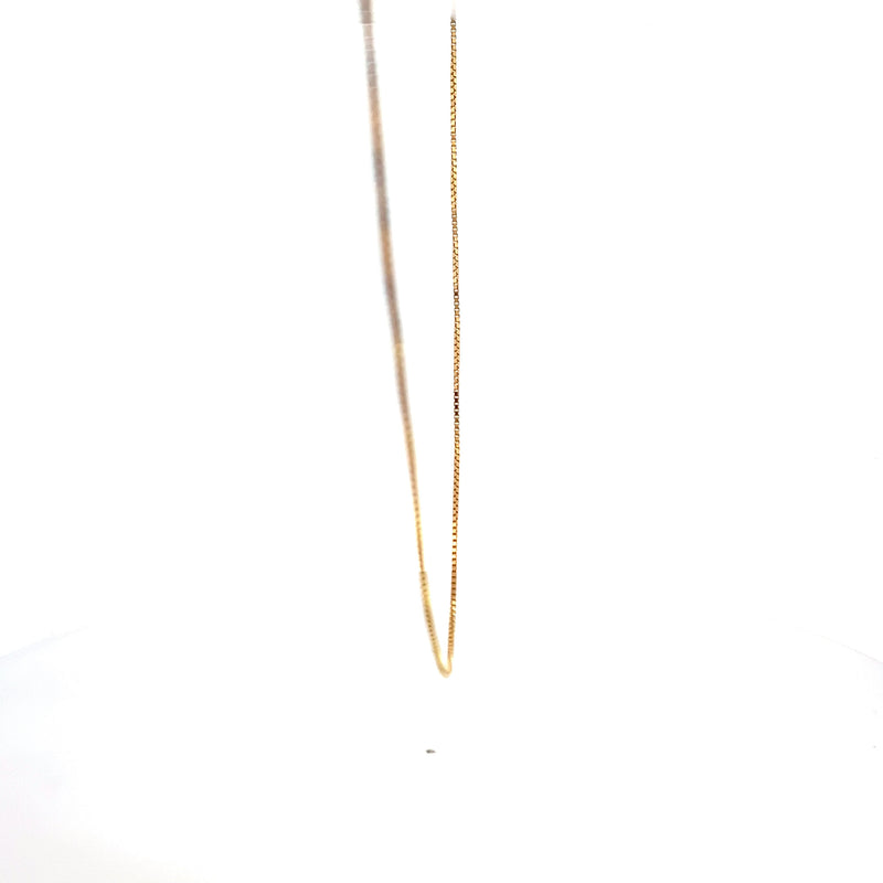 14K YG Box Chain