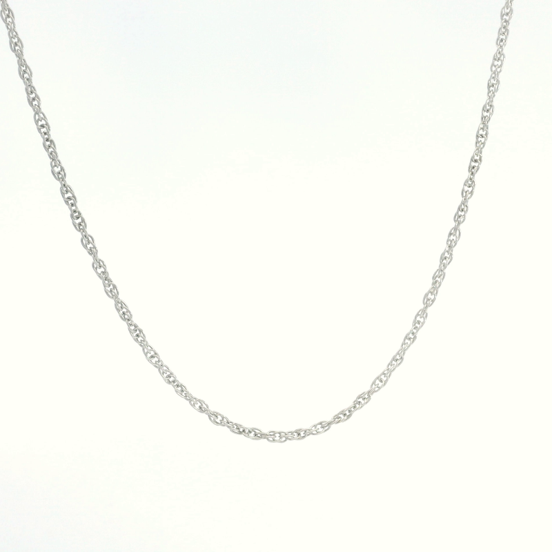 14K WG Loose Rope Chain