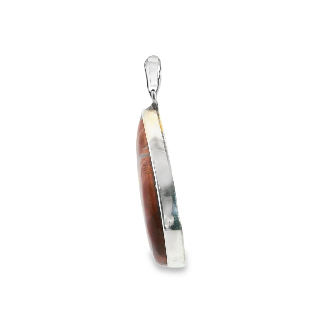Sterling Silver Jasper Pendant