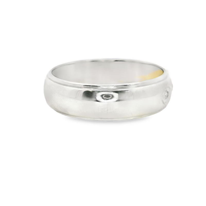 14K WG Diamond Band