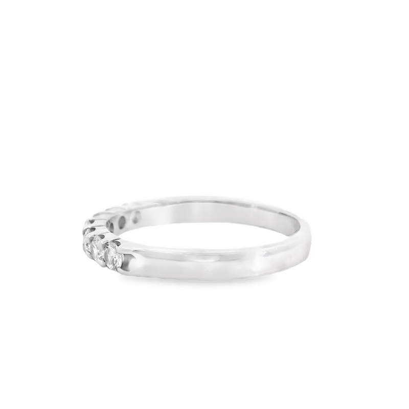 14K WG Diamond Wedding Band