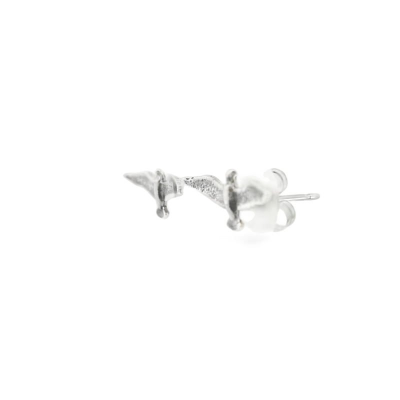 Sterling Silver Seagull Stud Earrings