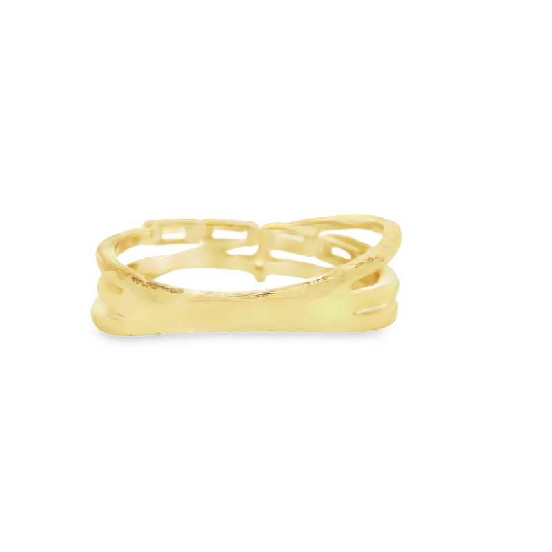 Gold Plated CZ Ring