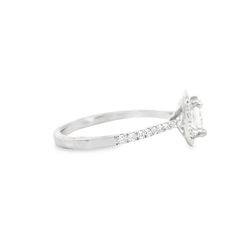 14K WG PRINCESS MOUNTING
