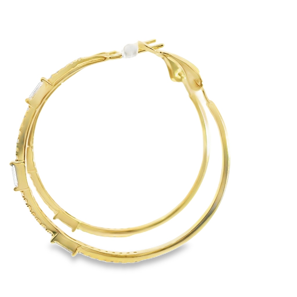 Gold Plated CZ Earrings