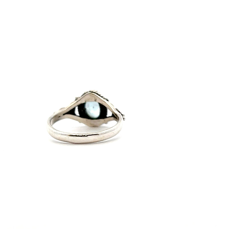 Sterling Silver Blue Topaz Ring