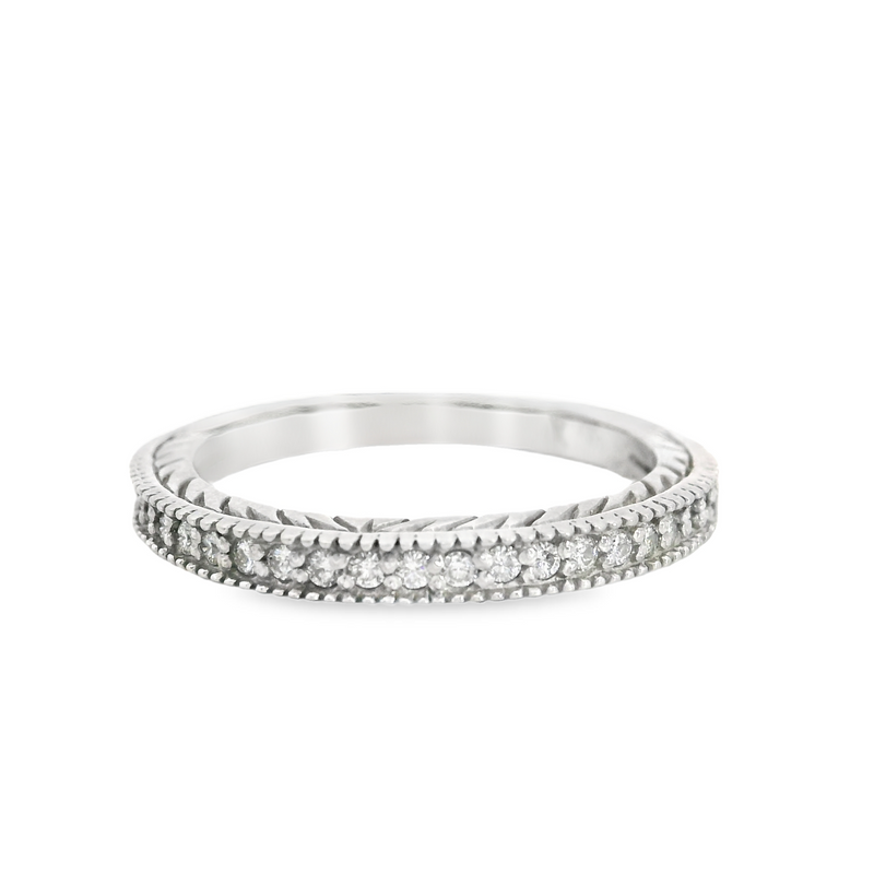 14K WG DIAMOND BAND