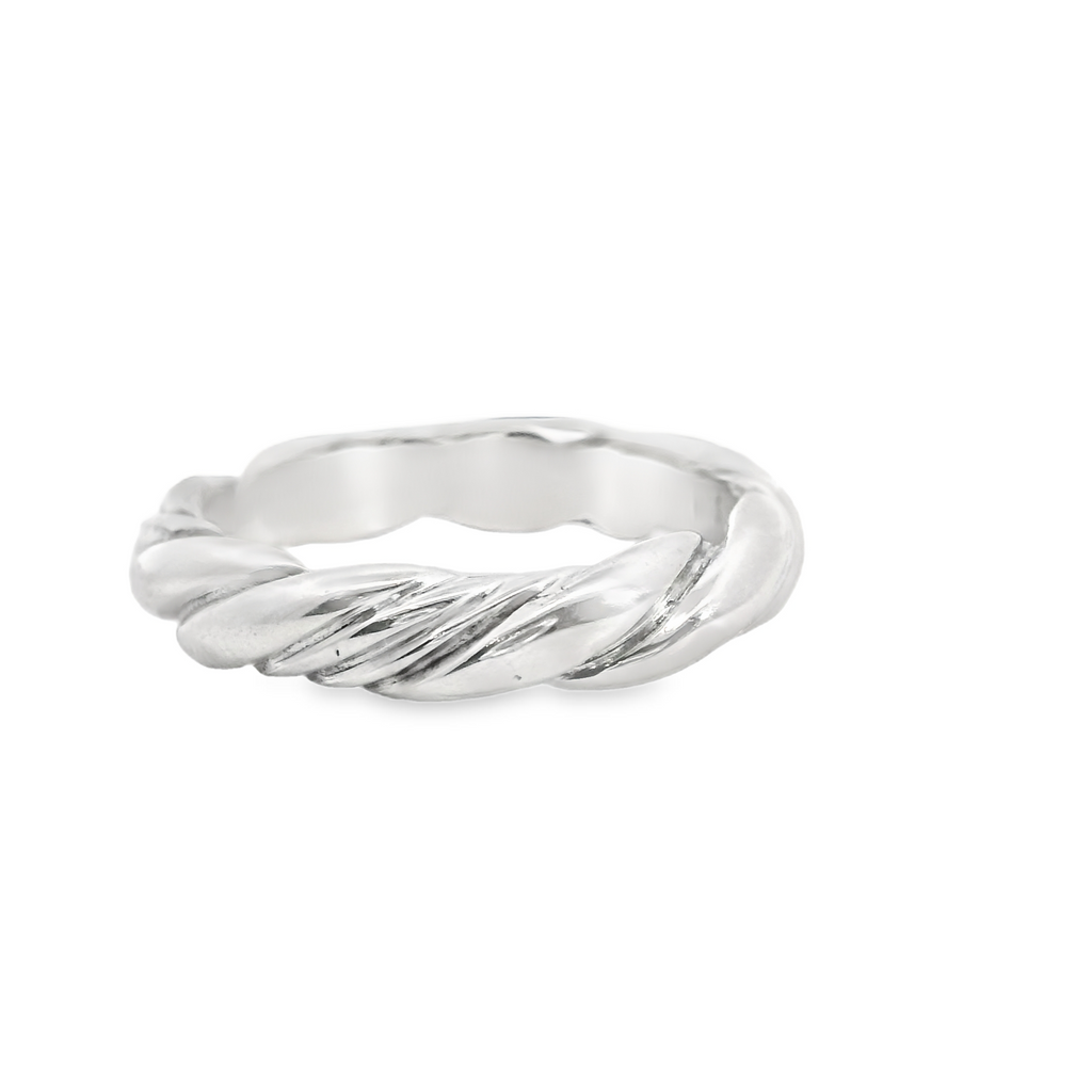 Sterling Silver Twist Band