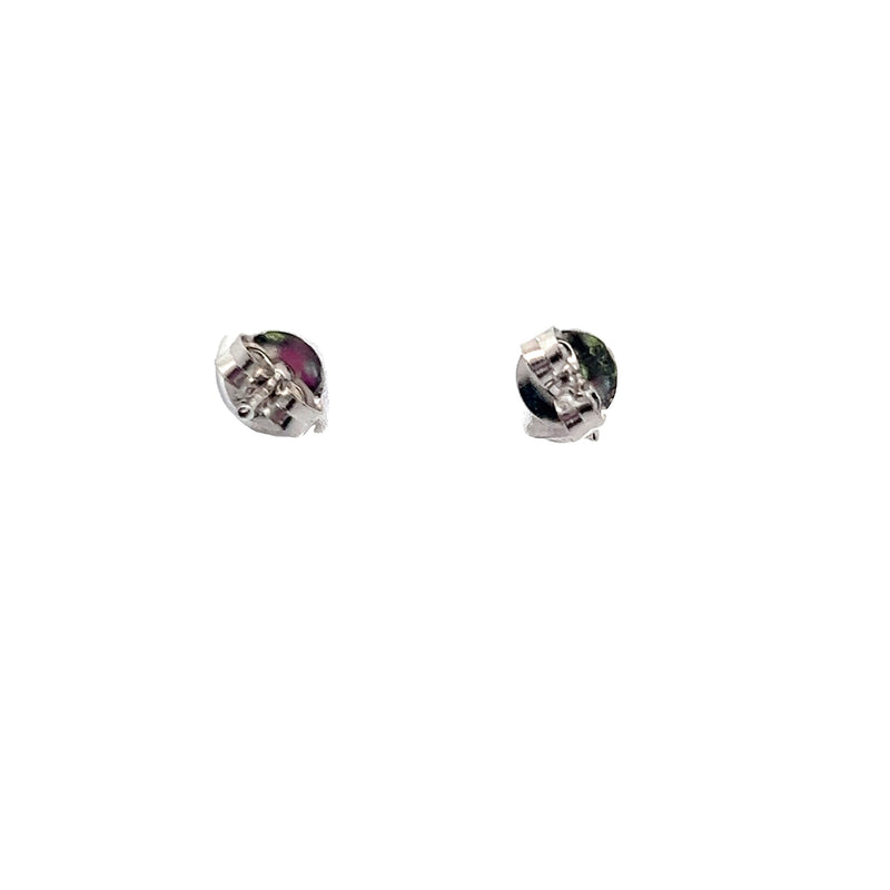 Sterling Silver Amethyst Stud Earrings