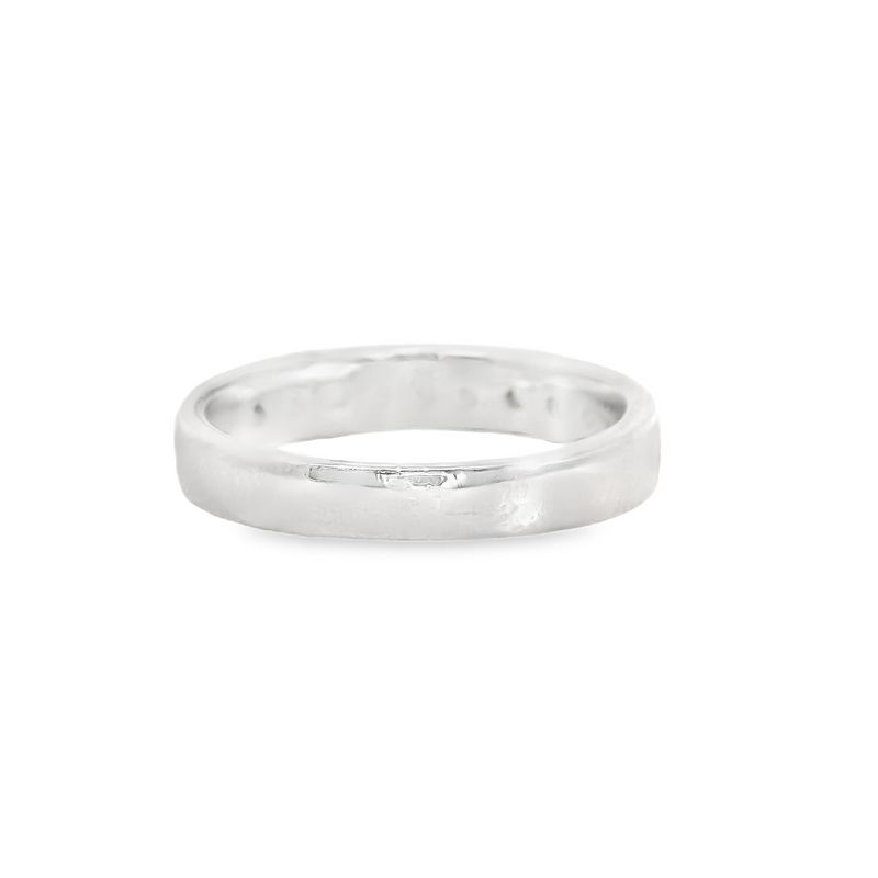 Platinum Channel Set Diamond Band