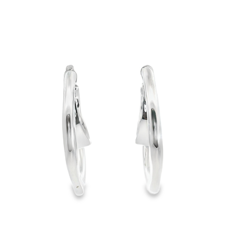 Sterling Silver Double Hoops