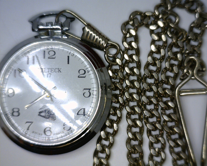 CALTEK RAILROAD POCKETWATCH WI