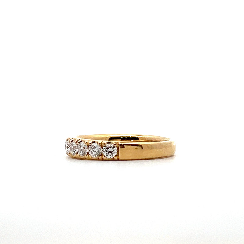 18K YG Diamond Band 0.96 CT TW