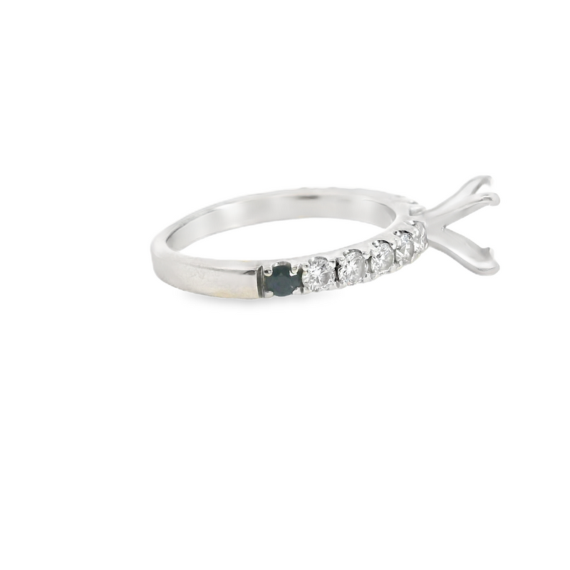 14K WHITE GOLD DIAMOND MOUNTING